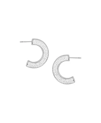 And Now This Crystal Stones Hoop Earrings
