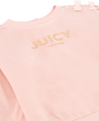 Juicy Baby Girls 2-Piece Velour Sweatsuit and Joggers Set