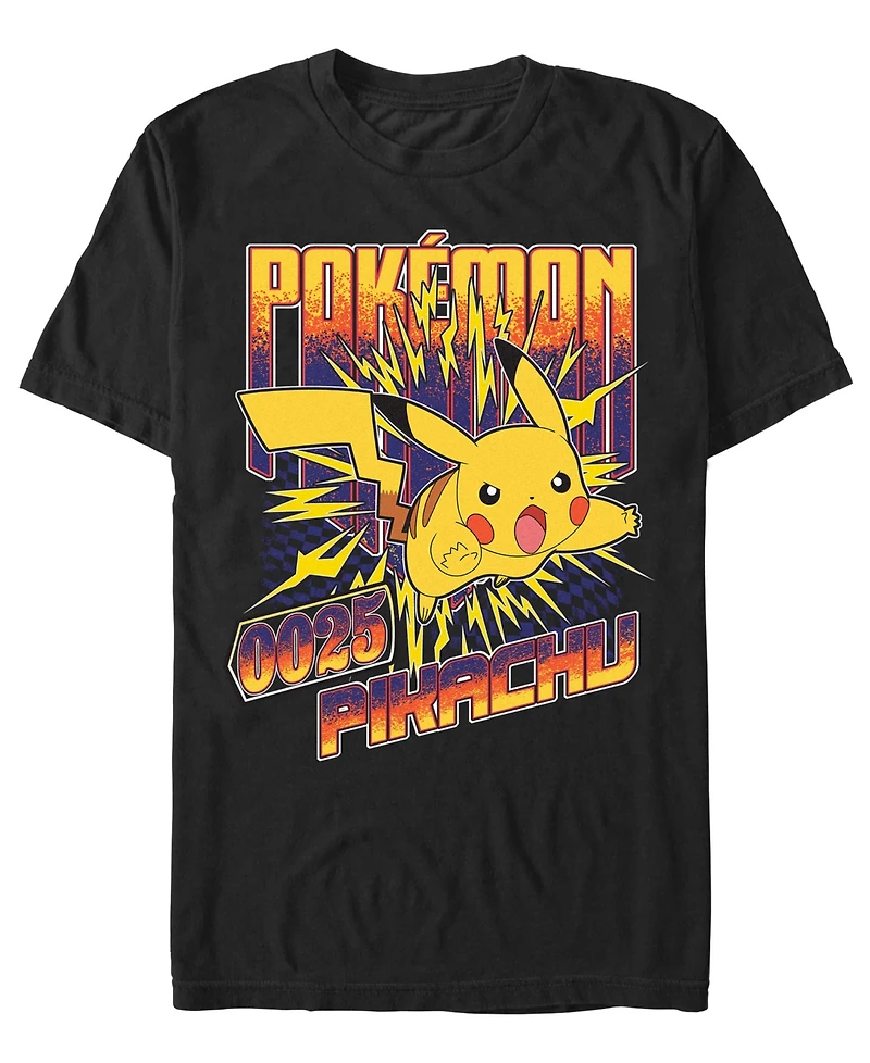 Fifth Sun Men's Pokemon Crewneck Regular Fit T-Shirt