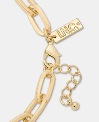 I.n.c. International Concepts Mother-of-Pearl Heart Charm Link Bracelet, Macy's Exclusive