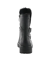 Spring Step Francala Foldover Faux Fur Booties with Relife Shock Absorbing Sole