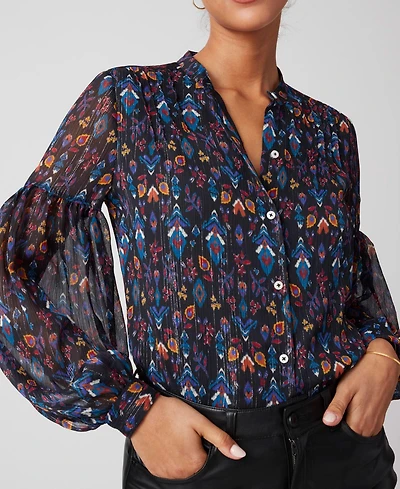 UNTUCKit Women's Georgette Bishop Sleeve Lorelei Shirt