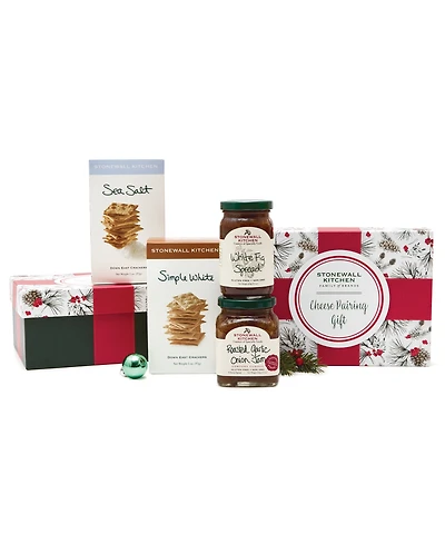 Stonewall Kitchen Holiday Cheese Pairing Gift Set, 4 Piece