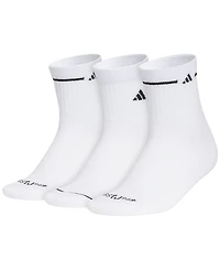 adidas Women's Cushioned Sport 3.0 3-Pack High Quarter Socks
