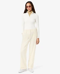 Lacoste Usa Women's Oversized Wide Leg Trousers