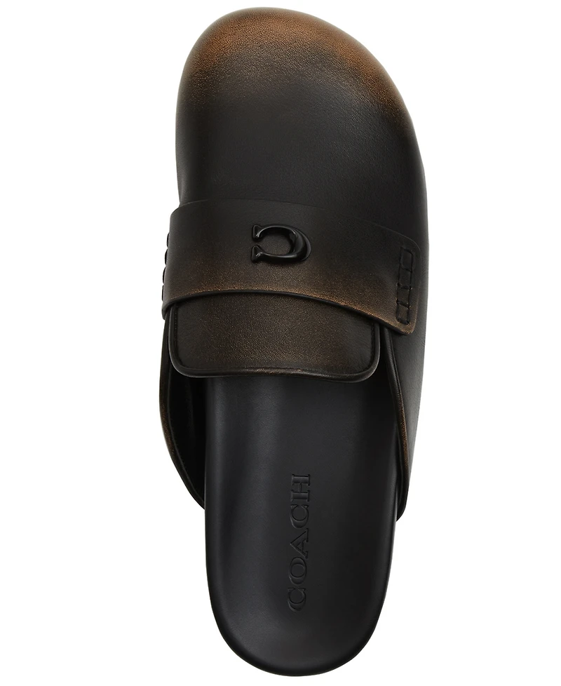Coach Women's Sculpted C Loved Leather Clogs