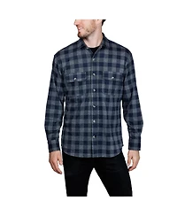 Tailorbyrd Men's Super Soft Plaid Sweater Shirt