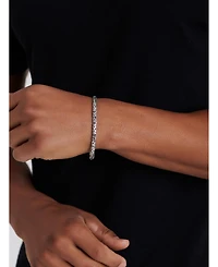 Devata Borobudur Oval 5mm Chain Bracelet in Sterling Silver