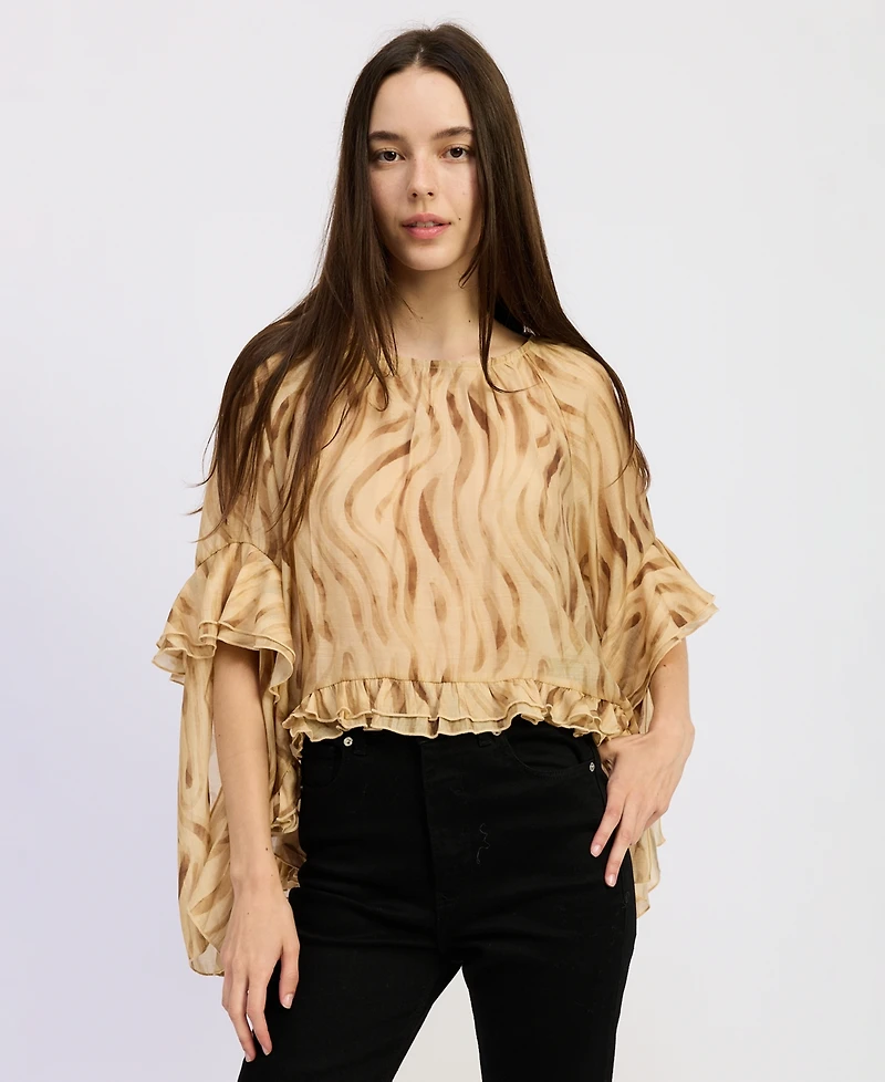 En Saison Women's Giavanna Printed Top