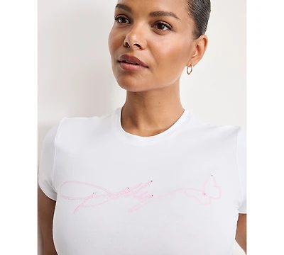 Good American Women's Dolly Signature Print Top