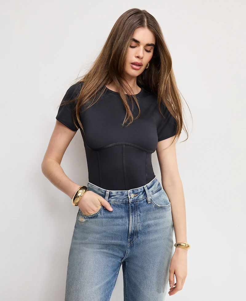 Good American Women's Corset Bodysuit