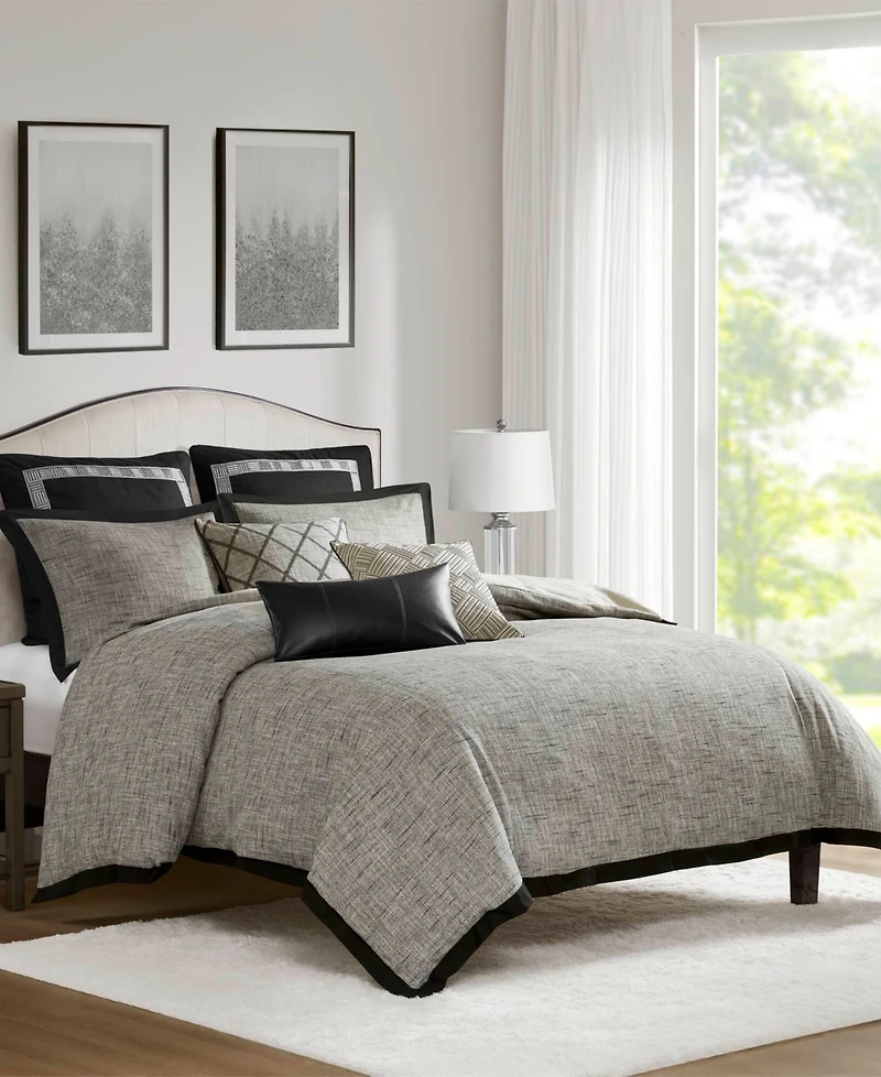 Madison Park Signature Reed Jacquard 8-Pc. Comforter Set, Queen
