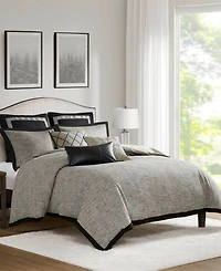 Madison Park Signature Reed Jacquard 8-Pc. Comforter Set, Queen