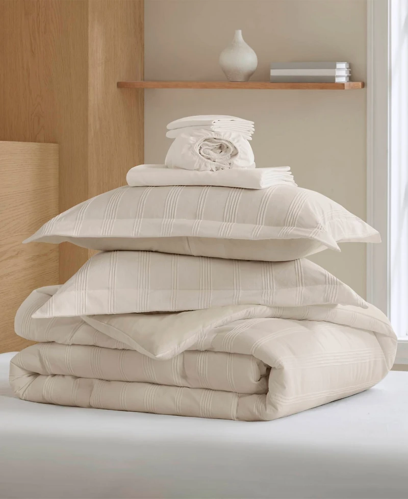 510 Design Logan Woven Striped 7-Pc. Comforter Set