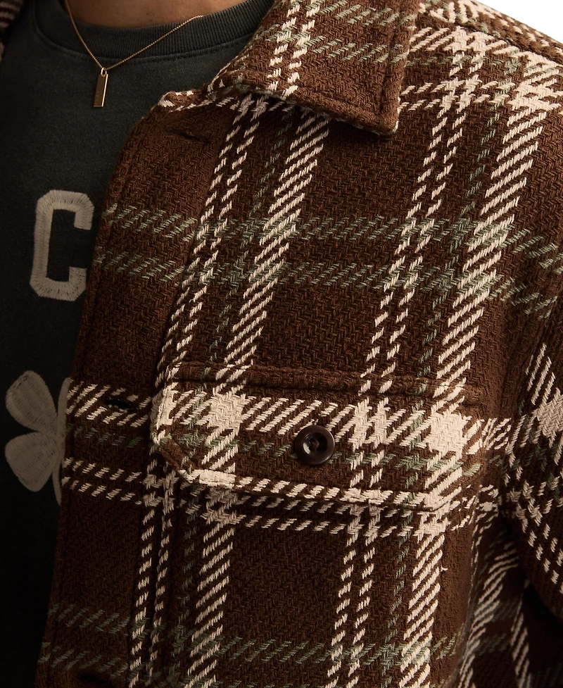 Lucky Brand Men's Twill Shirt Jacket