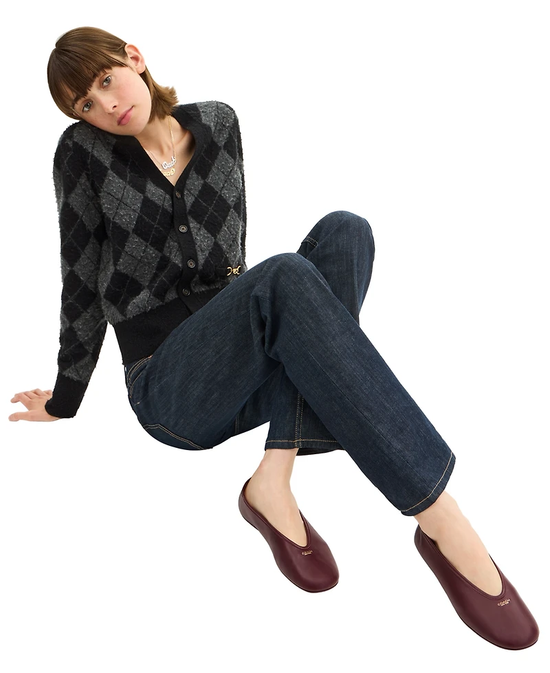 Coach Women's Houston Slip-On Ballet Flats