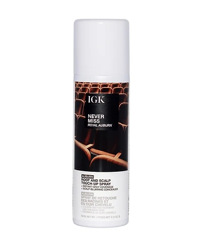 Igk Hair Never Miss Root and Scalp Royal Auburn Touch-Up Spray
