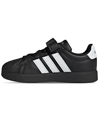 Adidas Little Kids Street Talk Elastic Lace Stay-Put Closure Casual Sneakers from Finish Line