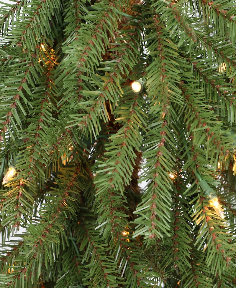 Puleo 4FT Pre-Lit Alpine Artificial Christmas Tree