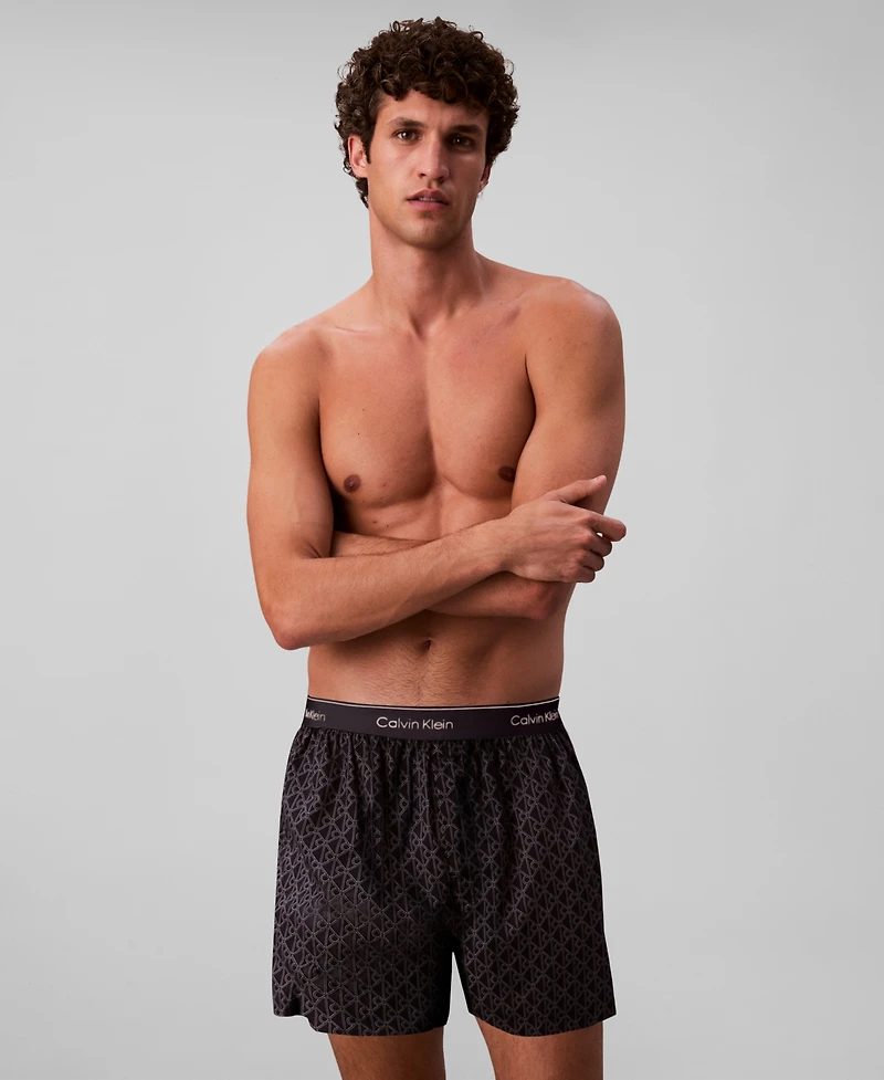 Calvin Klein Men's Striped Boxer