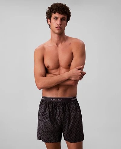 Calvin Klein Men's Striped Boxer
