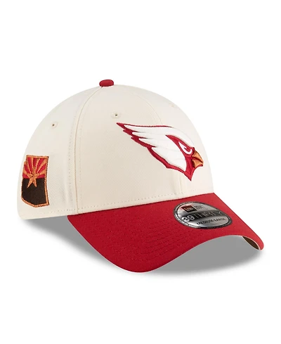 New Era Men's Natural/Cardinal Arizona Cardinals 2025 Nfl Rivalries Sideline 39THIRTY Flex Hat