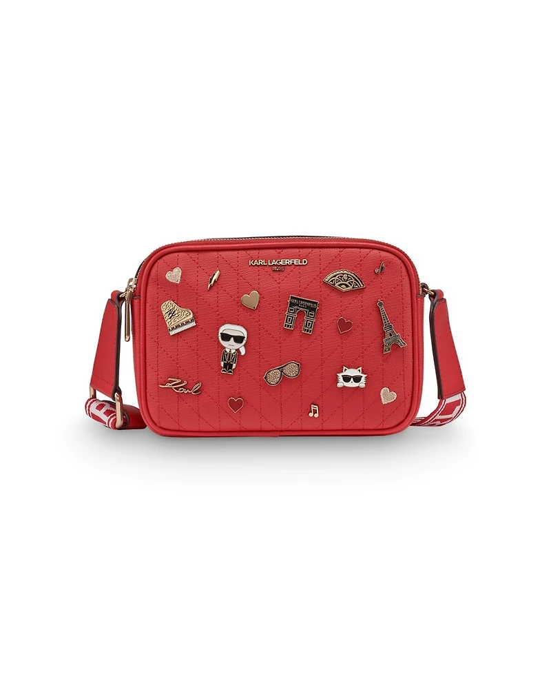 Karl Lagerfeld Paris Maybelle Zipper Crossbody Bag