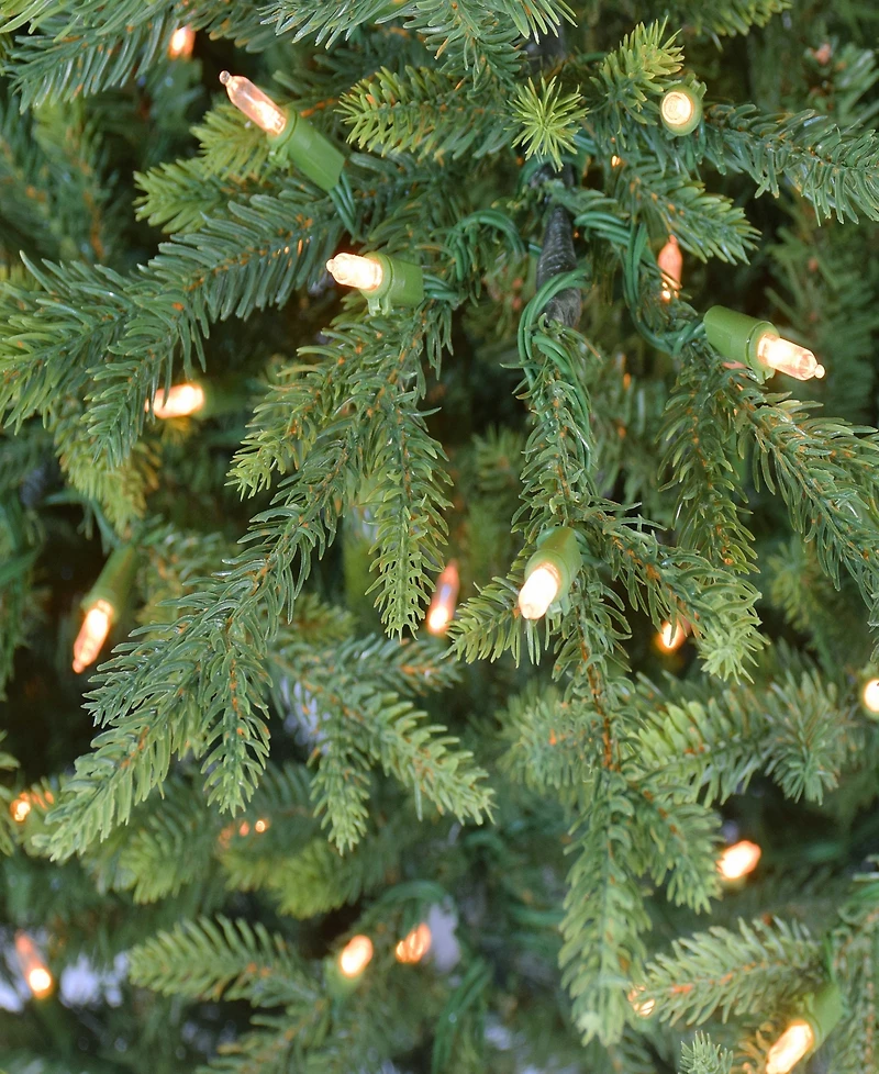 9' Pre-Lit Slim Balsam Fir Tree with 700 Color Select Led Lights, 5285 Tips