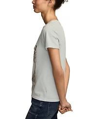 Lucky Brand Women's Espresso Martini Classic Crew Neck T-Shirt