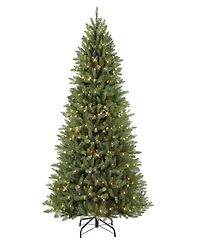 Puleo 7.5FT Pre-Lit Elegant Series Franklin Fir Artificial Christmas Tree