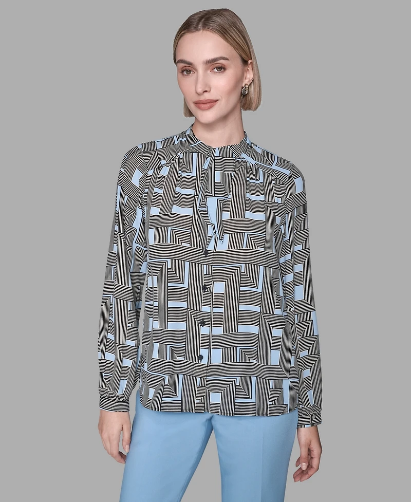 Karl Lagerfeld Paris Women's Printed Top