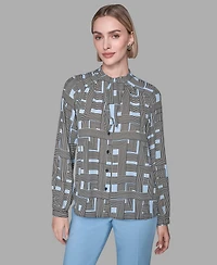 Karl Lagerfeld Paris Women's Printed Top