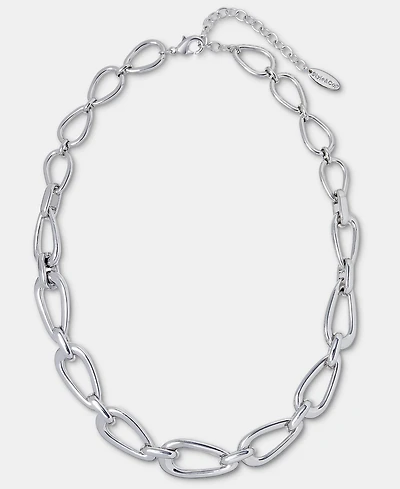 On 34th Large Link Collar Necklace, 18" + 3" extender, Macy's Exclusive