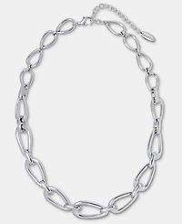 On 34th Large Link Collar Necklace, 18" + 3" extender, Macy's Exclusive