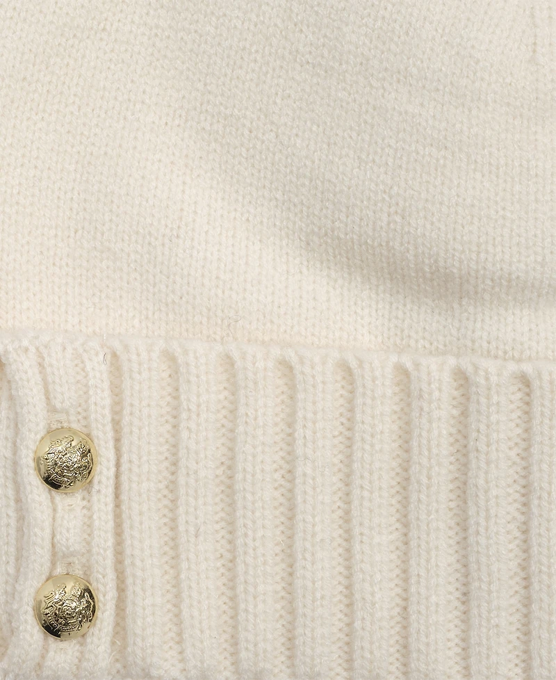 Lauren Ralph Crest Knit Beanie Hat