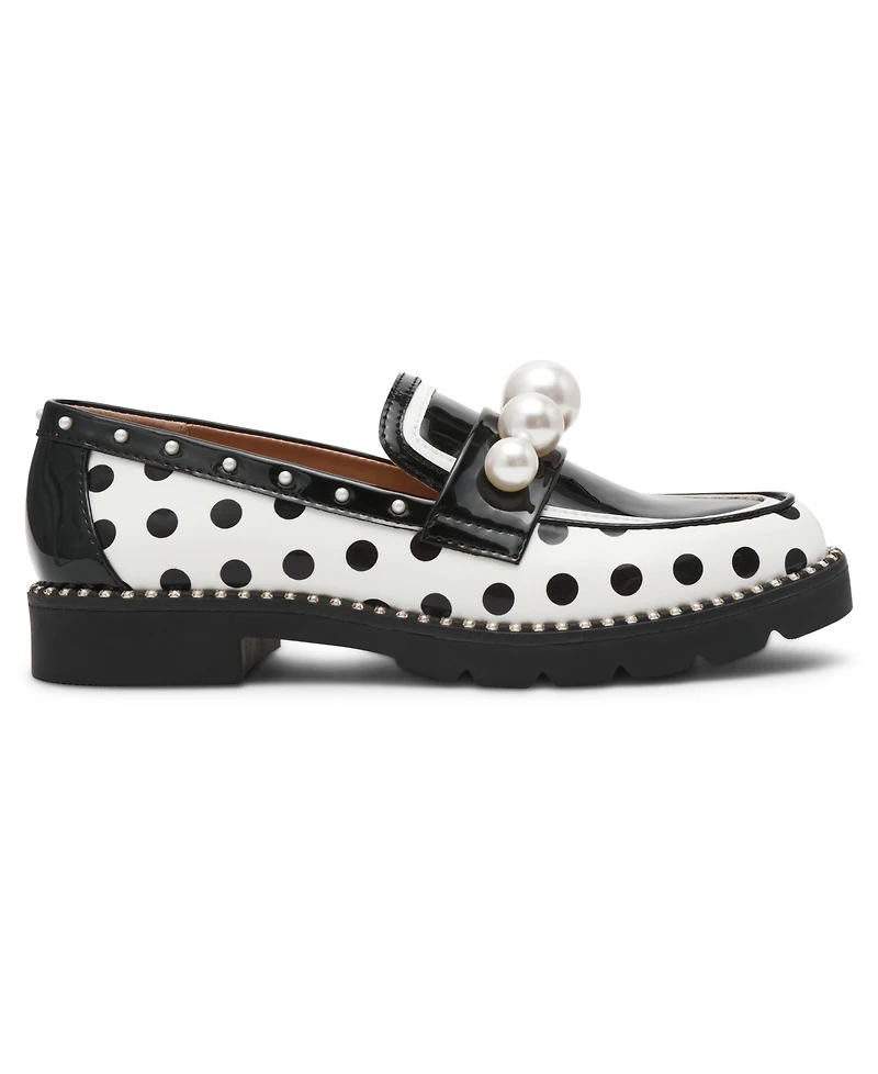 Betsey Johnson Women's Harloe Embellished Low Heel Loafers
