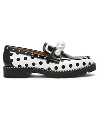 Betsey Johnson Women's Harloe Embellished Low Heel Loafers
