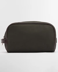 Barbour Men's Zippered Wax Wash Bag