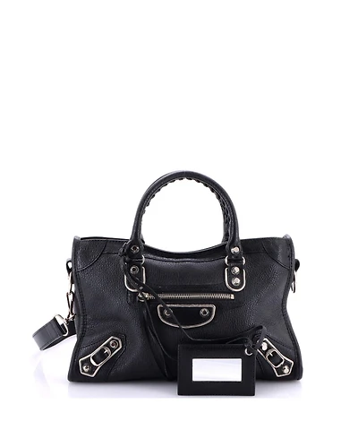Pre-Owned Balenciaga City Classic Metallic Edge Bag Leather