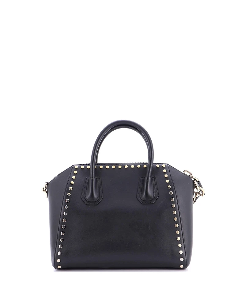 Pre-Owned Givenchy Small Antigona Bag Studded Leather