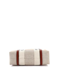 Pre-Owned Chloe Medium Woody Tote Canvas with Leather