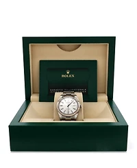 Pre-Owned Rolex Oyster Perpetual Datejust Automatic Watch in Stainless Steel and White Gold 41mm