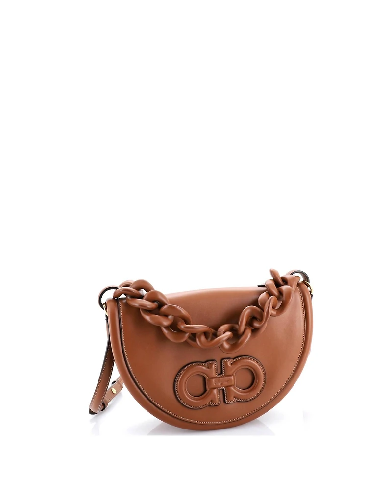 Pre-Owned Salvatore Ferragamo Aura Bag Leather