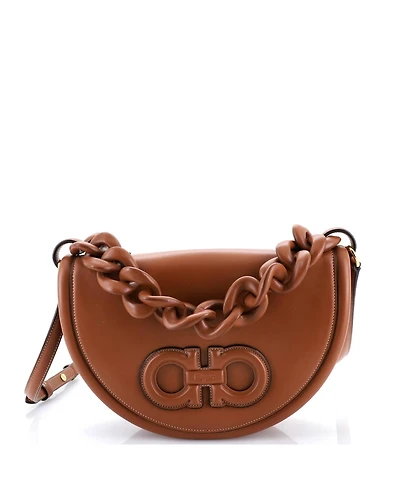 Pre-Owned Salvatore Ferragamo Aura Bag Leather