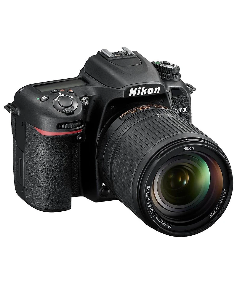 Nikon D7500 Dslr with Af-s Dx Nikkor 18-140mm f/3.5-5.6G Ed Vr Lens