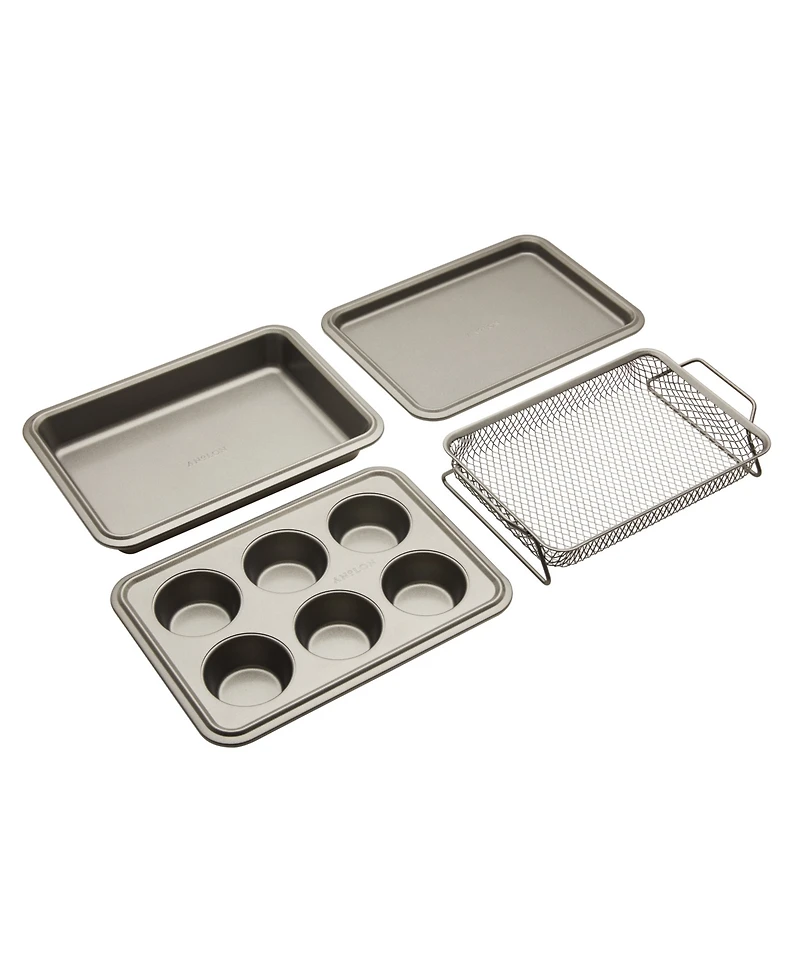 Anolon Advanced Bakeware 4-Pc. Nonstick Toaster Oven Pan Set