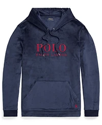 Polo Ralph Lauren Men's Plush Velour Long Sleeve Regular Fit Pajama Hoodie