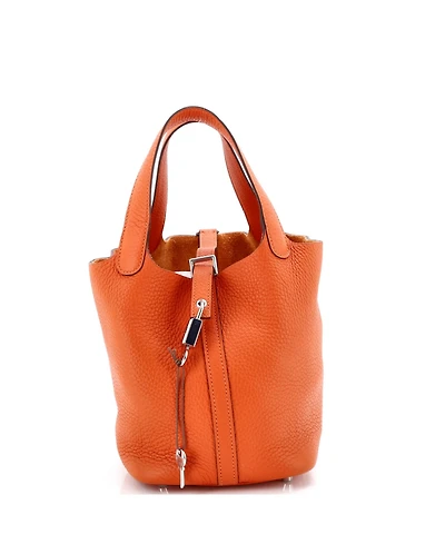 Pre-Owned Hermes Birkin 25 Handbag Grey Togo with Rose Gold Hardware