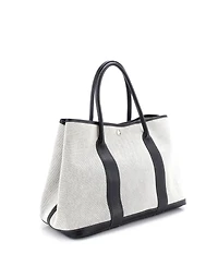 Pre-Owned Hermes Garden Party Tote Toile and Leather