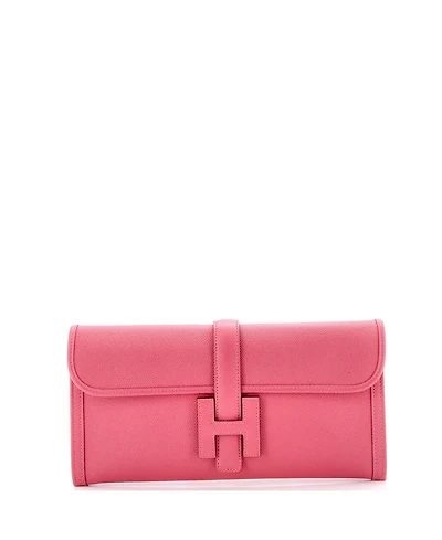 Pre-Owned Hermes 29 Jige Elan Clutch Epsom